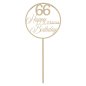 Preview: Blumenstecker personalisiert Happy Birthday